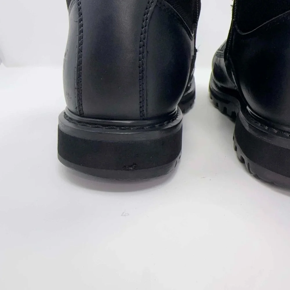 Thorogood 834-6889 Tactical Duty Boots Mens 9M Black Leather Side Zip Waterproof